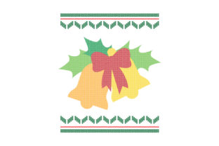 Bells Ugly Sweater Style: Christmas Crafts Graphics