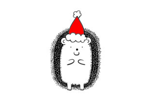 Charming Weihnachts-Igel Embroidery Design