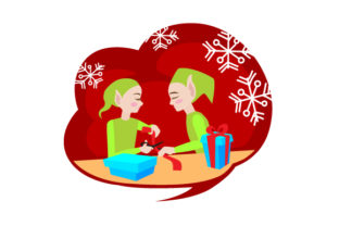 Elves Wrapping Presents: A Festive Craft for Local Brands