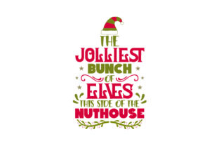 Jolliest Elves: A Festive Embroidery Delight