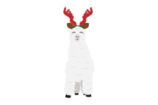 Llama with Reindeer Antlers: Christmas Crafts Review