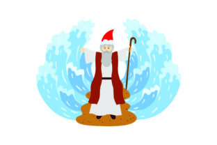 Moses Parting the Sea: Christmas Crafts Branding