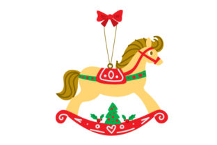 Rocking Horse Ornament: A Charming Addition for Christmas Crafts
