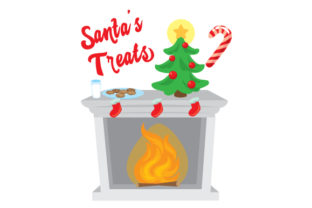 Unwrapping Santa S Treats: A Festive Design Asset for Christmas Crafts